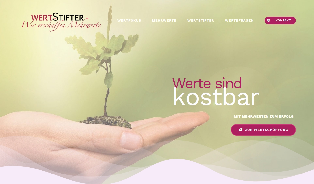 Website wertstifter.de